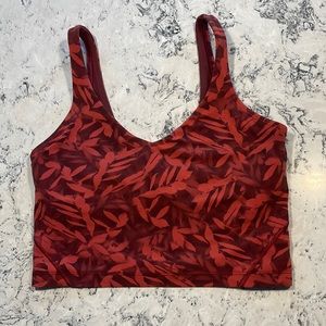Lululemon Align Tank Top Women’s Size 8 Color Red